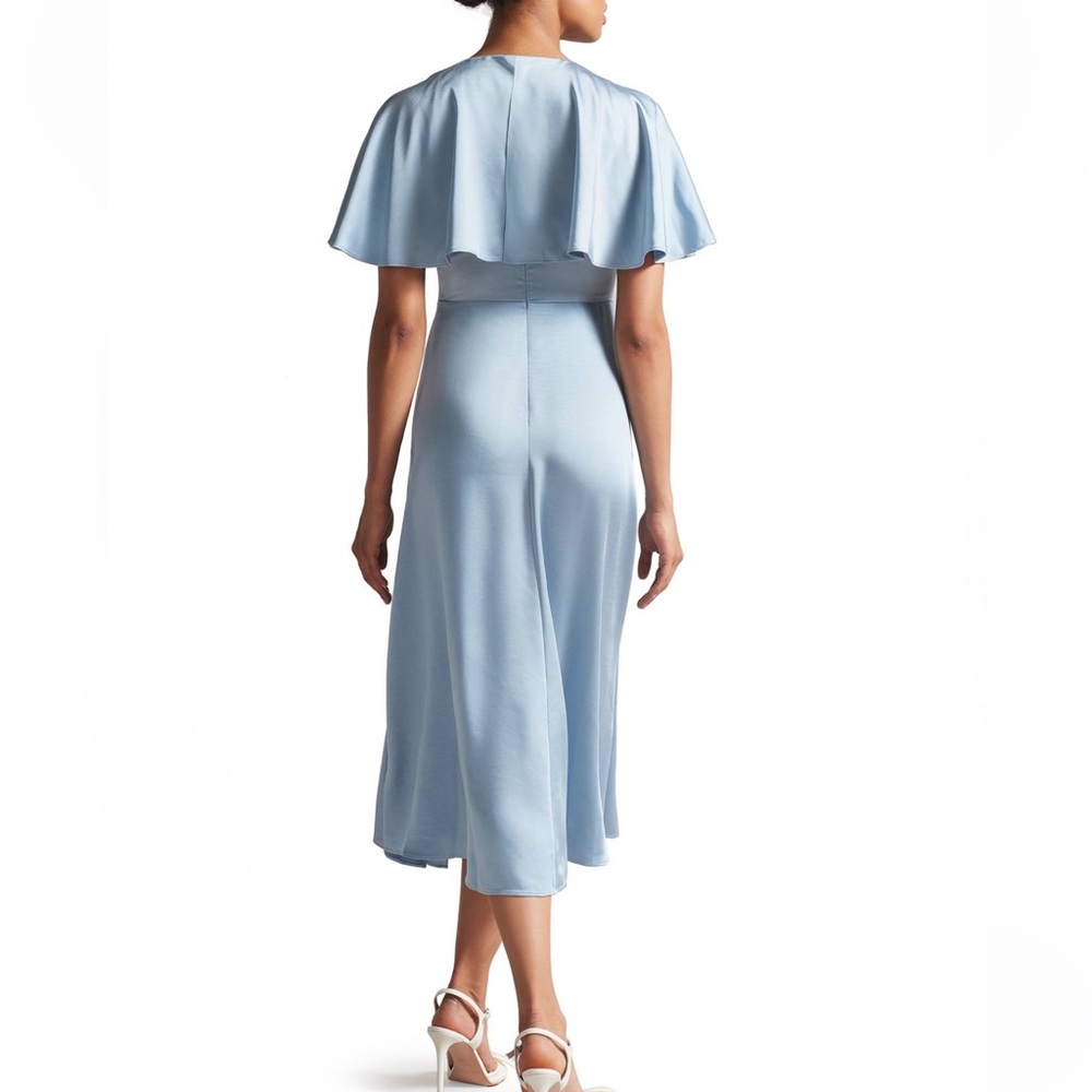 Ted Baker Flutter Sleeve Midi Dress - Picture 3 of 5